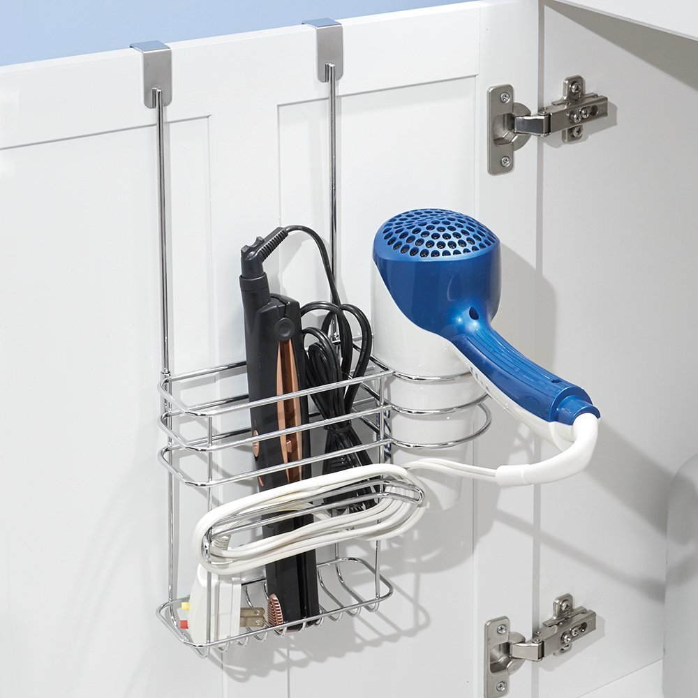 Indian Decor 31046 Classic Over Cabinet Hair Care Tools Holder For