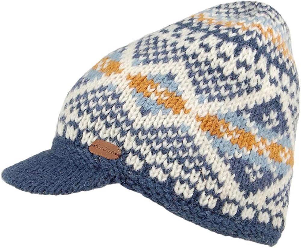 peaked hat knitting pattern