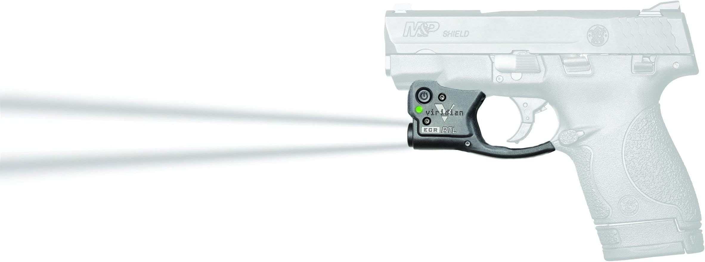 Viridian Reactor TL Gen 2 Tactical Pistol and Handgun Light, Radiance Lighting, w/Instant-ON Holster