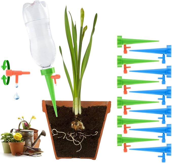 Plant Self Watering Spikes Devices with Slow Release