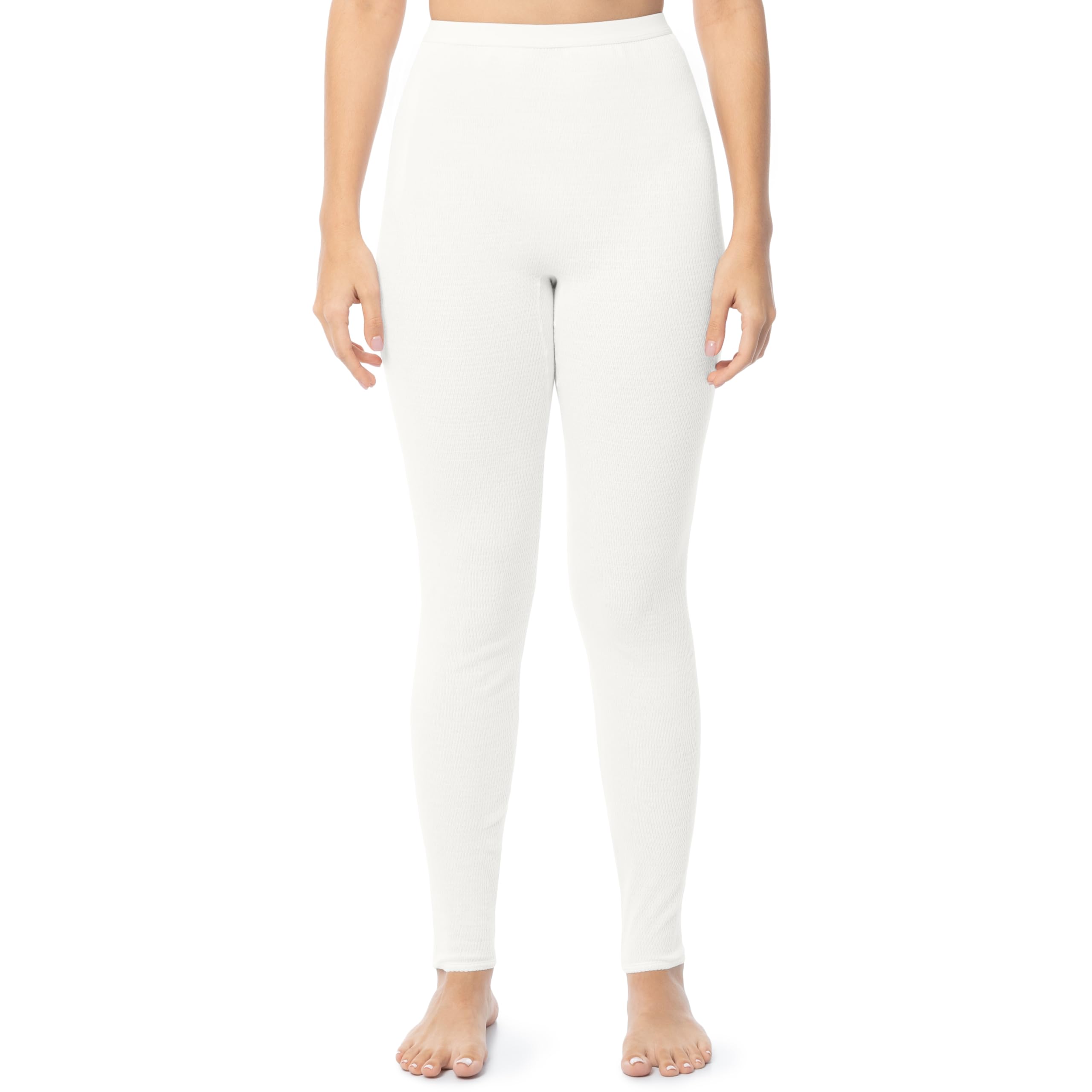 View 1 of Indera Raschel-Knit Cotton Long Johns, Thermal Underwear for Women SMALL