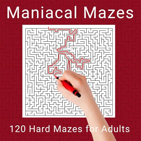 Amazon.com: The HARDEST MAZE PUZZLES You'll Ever Attempt!: 100 Extreme Mazes  for Adult Relaxation. This Maze Puzzles Book Will Challenge and Entertain  Anyone (Maze Game / Mazes for Adults): 9798478115586: ActivityPals: Books