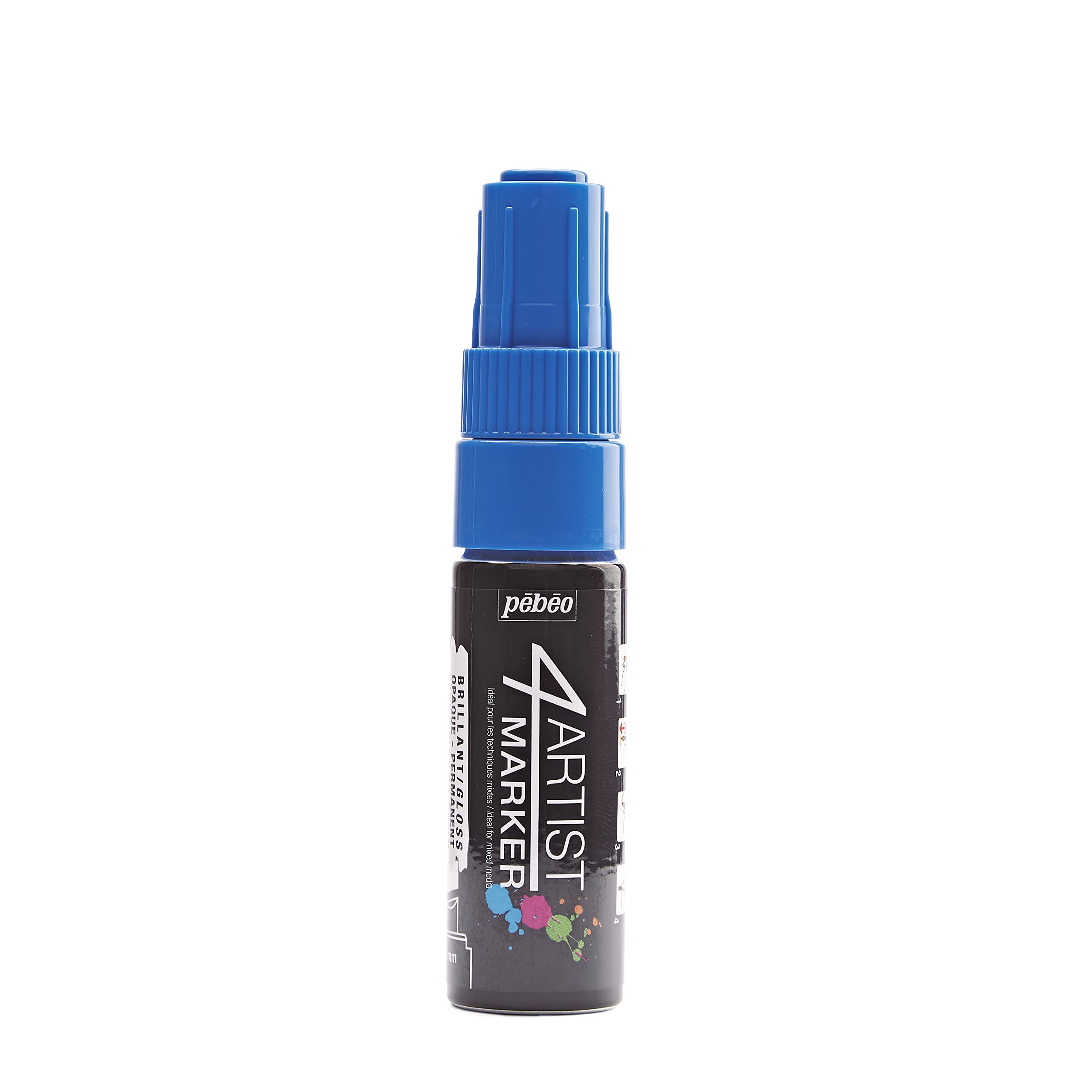 Pebeo 4Artist Dark Blue Marker - 8mm, Chisel