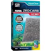 Fluval - Zeo for AC50 Power Filter, 3.2 oz / 90 g | Promotes Clear Water, Improves Fish Health, for Use in Freshwater &amp; Saltwater Aquariums