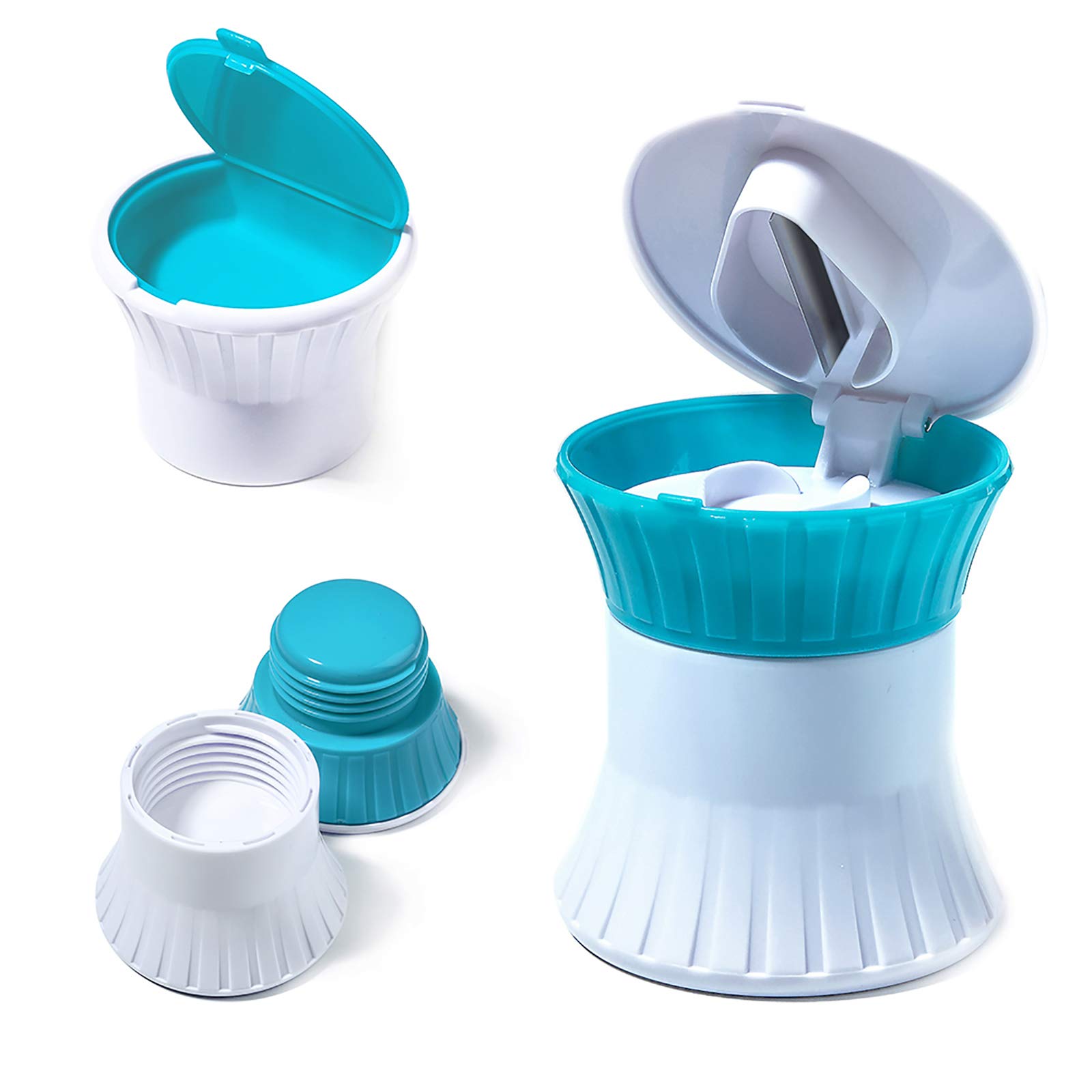 Opret Multifunction Pill Cutter, 3 in 1 Splitter/Crusher/Box for Small Pills, Upgraded Design, High Safety