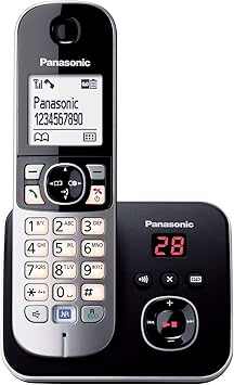 Amazon Com Panasonic Kx Tg6821gb Black Kx Tg6821gb Old Computers Accessories
