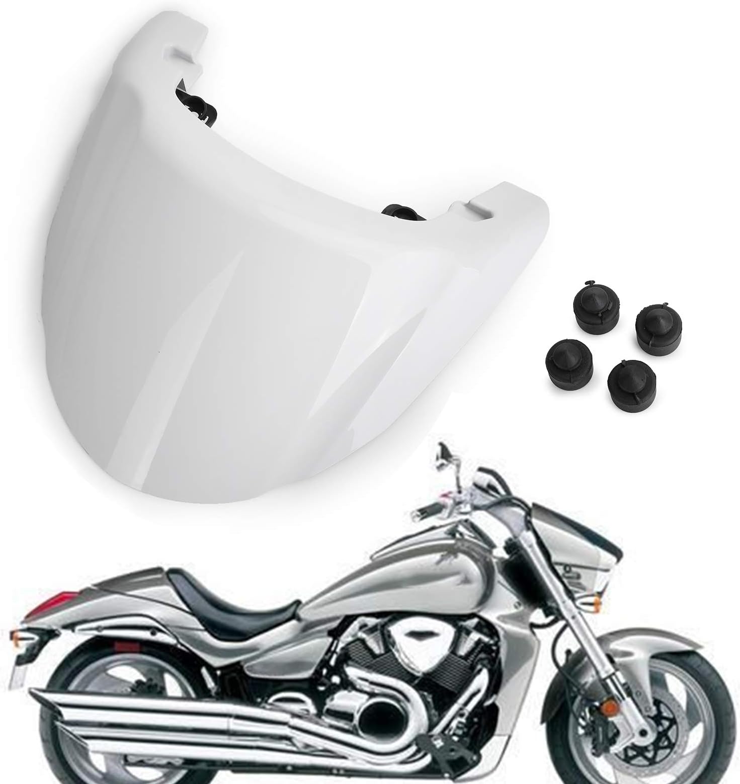 Artudatech Motorbike Rear Seat Cover Cowl Passenger Pillion, Motorcycle Seat Cowl Fairing Tail Cover for SUZU-KI Boulevard M109R 2006-2013