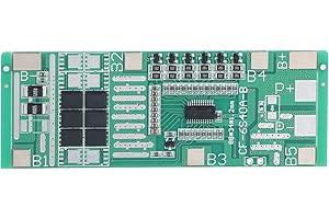 6S 24V20A Protection Board BMS High Precision Voltage Detection Balance Charging Overcharge Overdischarge Protection for Elec