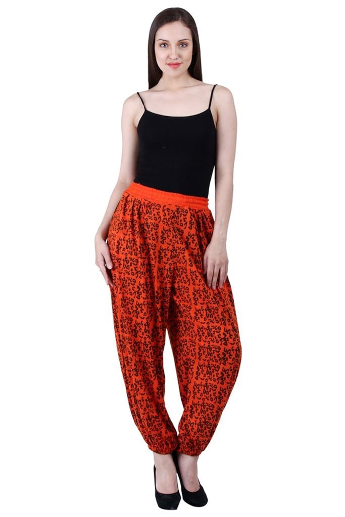 numbrave women's kurta(eanharemprinted_orange_beige__free size)