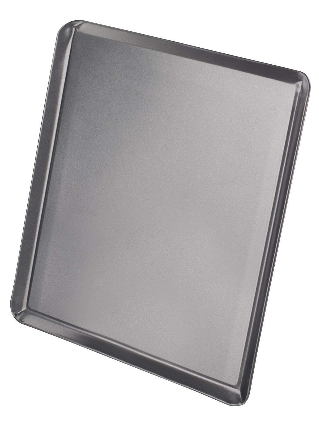 Chef Aid Non Stick Cookie Sheet, Perfect for Baking Biscuits and Gingerbread, 33.8 x 30.3 x 1cm, Grey
