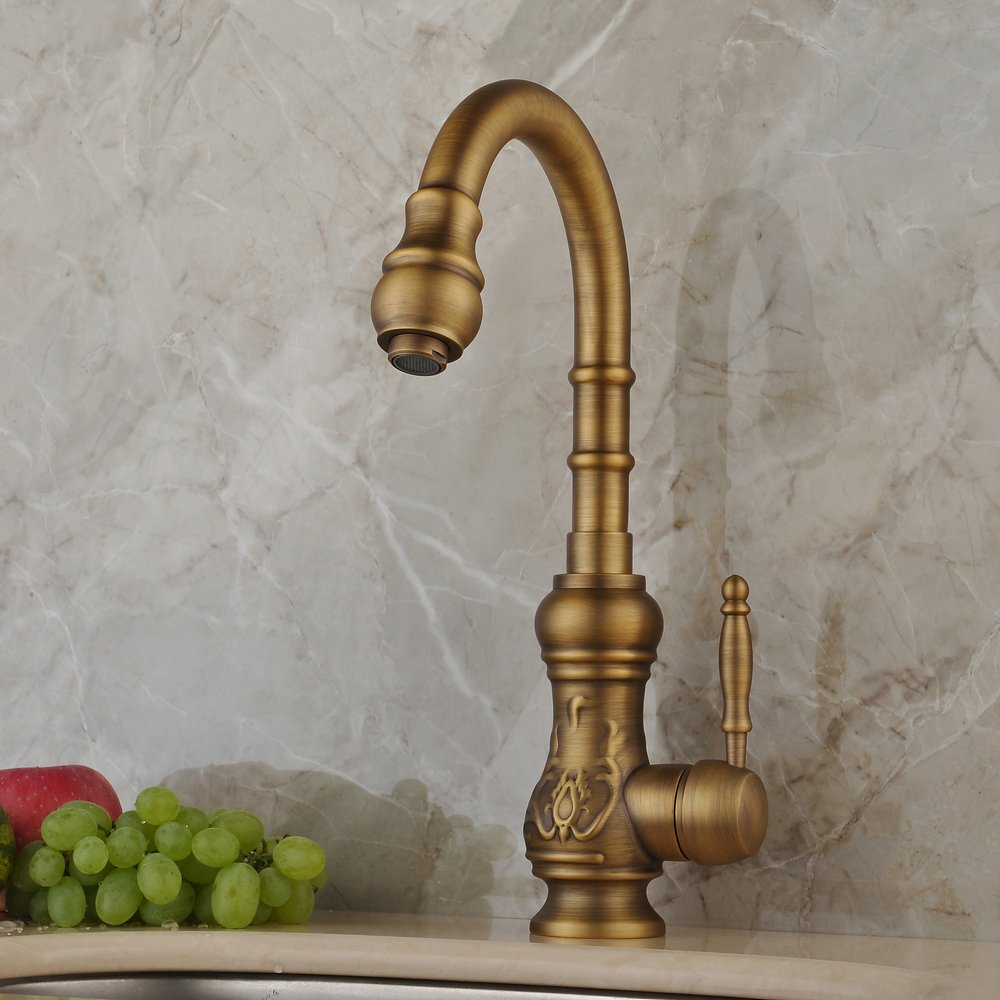 Hiendure reg Lat oacute n De Arco Alto Grifo De La Cocina Grifer iacute