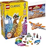 LEGO Super Ship Avengers Guardians Brick Set Bundled with + Bundled with Classic Creative Building Mega Big Box Set 10704