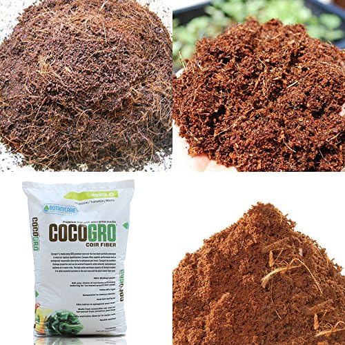 VARIOUS AMOUNT COCOGRO COCO COIR FIBER ORGANIC SOILLESS GROW MEDIA + GLOVES - 0.5 Liter / Quart Bag