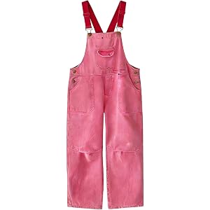Girls Denim Overalls Kids Sleeveless Wide Leg Jumpsuit Bib Overall with Pockets 414 Years Baseball Pants Girls