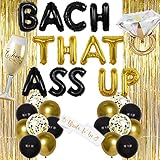 Bachelorette Party Decorations Black and Gold
