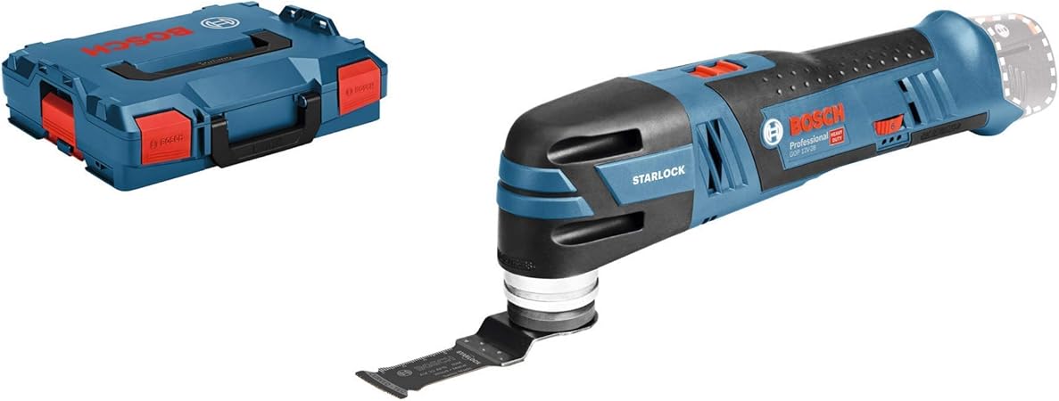 Bosch Professional Decoupeur Ponceur Gop 12v 28 Sans Fil 1 Lame De Scie Plongeante Bim Starlock Aiz 32 Apb Wood Metal Curved Tec Solo L Boxx Amazon Fr Bricolage