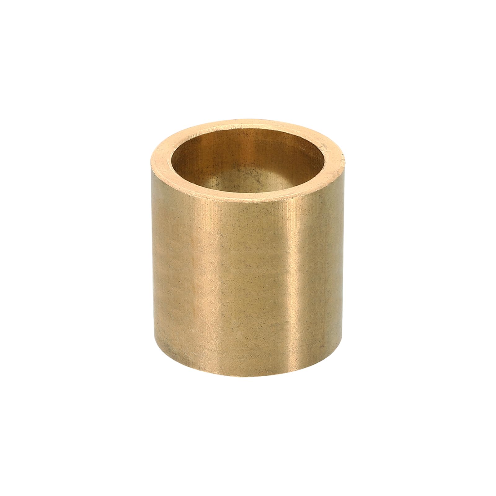 PATIKIL M25 Brass Spacers, 1 Pcs Metal Spacer Brass 25mm ID x 32mm OD x 32mm L Brass Spacers Screw Standoff for 1 Inch or M25 Screw