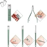 OWill 18pcs Manicure Set with PU Leather Case Green Nail Clipper Kit view 6