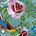 Eyeglass Pouch - Embroidered Floral (Seafoam)