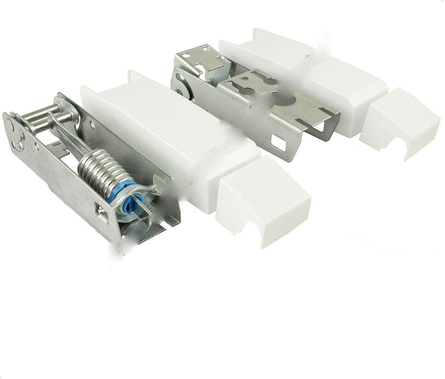 2 Universal Box Chest Freezer Lid Metal Counterbalance Hinges & Plastic