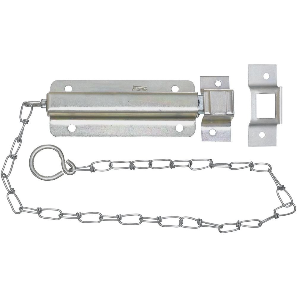 National Hardware N150-771 V820 Chain Bolt in Zinc plated