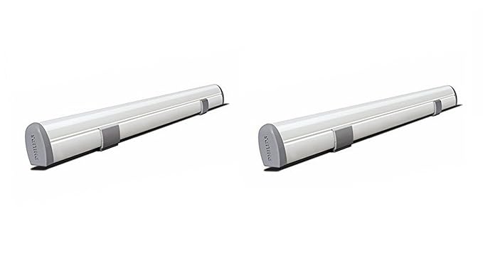 Philips Astra Line 5-Watt LED Batten (Pack of 2, Cool Day Light)