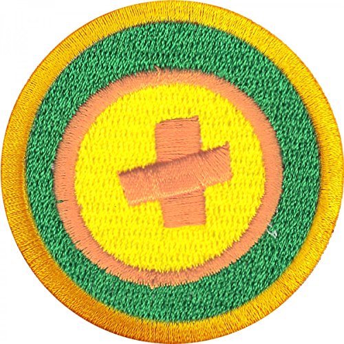 Safety Scouts Wilderness Explorer Merit Badge Embroidered Iron on Patch