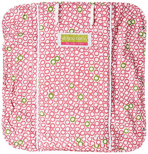 The Plush Pad Portable Changing Pad with Memory Foam, Bubbles in Juice Pattern