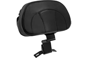 HDBUBALUS Motorcycle Sissy Bar Rider Backrest Pad Fits for Harley Touring CVO Street Glide Road King Special Classic Electra 
