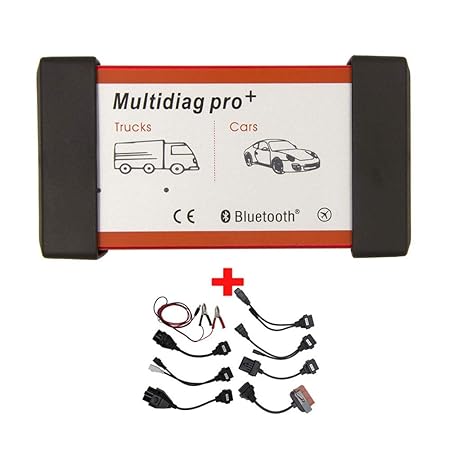 Bluetooth-Scanner-Diagnose-Tool TCS CDP Pro Multidiag Pro + 2016 r1 2015 r3 mit Keygen mit Verlängerungskabel für TCS CDP Plu