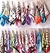 YOYOSTORE 10 Pc Mix Style Silk Feel Scarf Square Neck Hand Hat Purse Sash Hair Scarf Shawl Wrap - Randomly Style