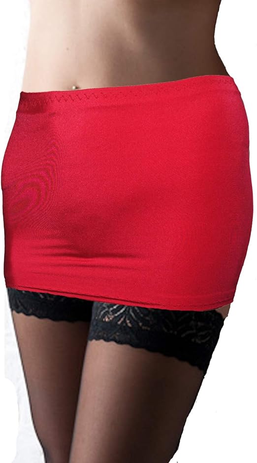 Fantasystore Red Mini Skirt (910 Inch Length) Amazon.co.uk Clothing