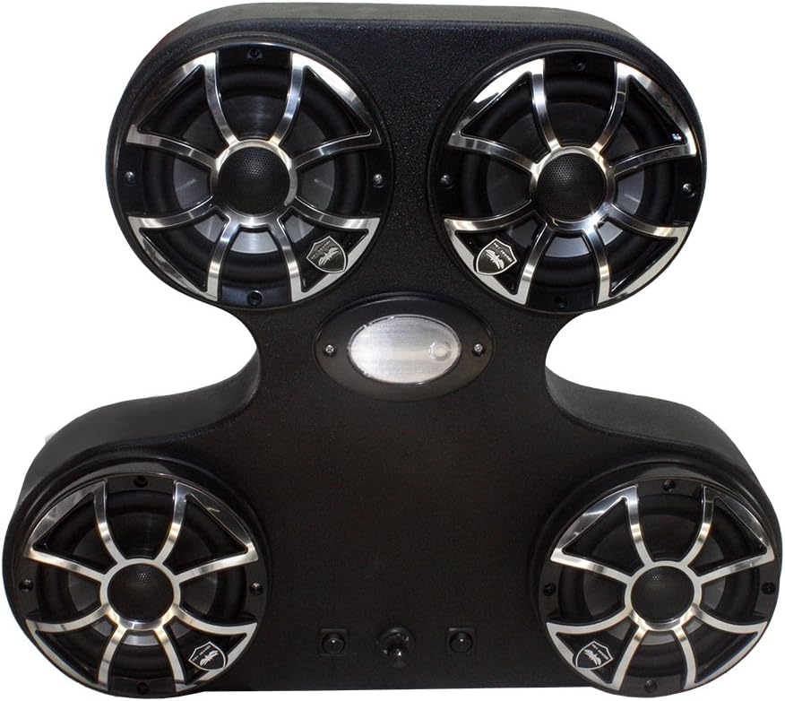 Froghead Industries Stereo for Polaris RZR 1000 AMPHIB400CX 4 Speaker Wet Sounds Bluetooth Stereo System