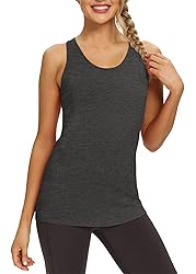 Mippo Athletic Tank Tops for Women Long Workout