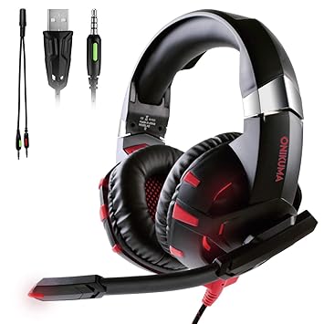 ATUTEN Cascos Gaming Auriculares Estéreo Profesionales, K2 Gaming ...