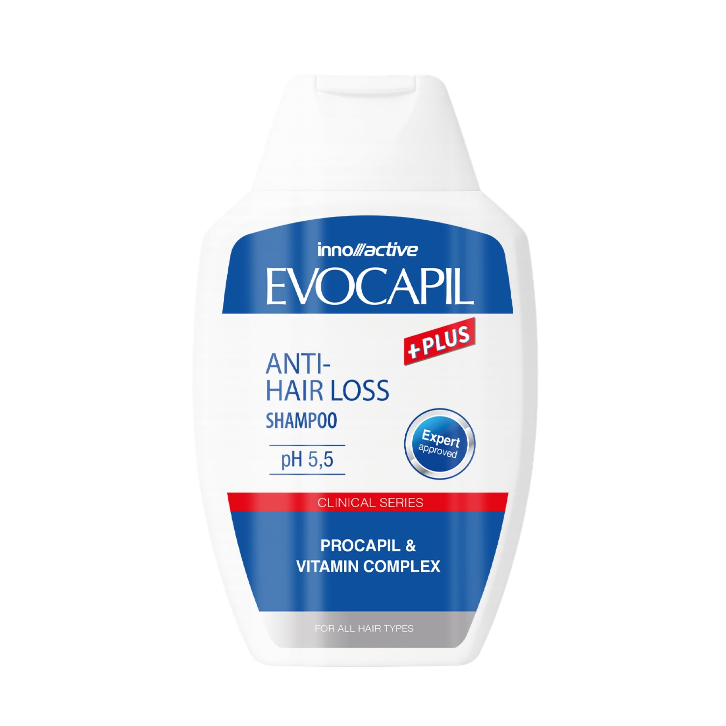 Evocapil Anti Hair Loss Shampoo – 300 ml – Biotin, Keratin & Procapil – Scalp Care for Stronger-Looking Hair – Suitable After Hair Transplant