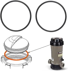 Hayward Chlorinator Dichtung O-Ring Set – 5,5 Zoll Durchmesser, 4 Oder 6 Stück, Für CL200, CL220, CLX200K Pool Chlorinator