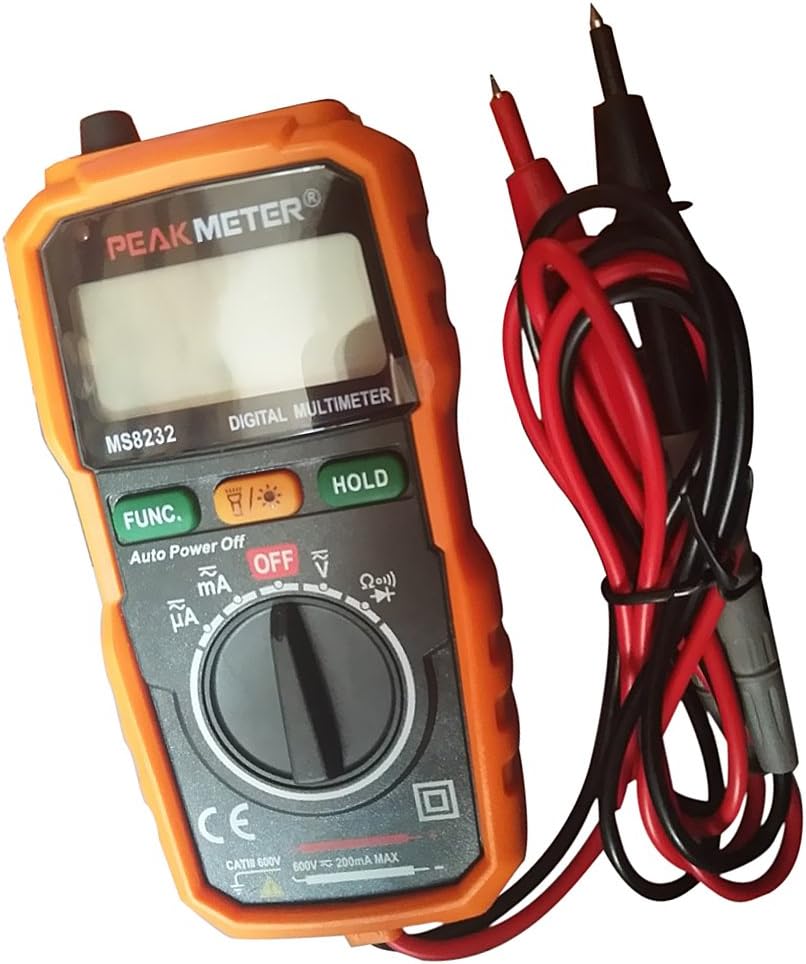 Pocket Multimeter (MS8232) Auto Ranging Digital Non-Contact AC DC Voltage Detector