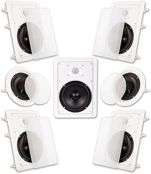 acoustic audio in wall speakers