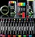 Dry Erase Markers Whiteboard Erasable Marker Pens Set - FINE Tip - Eco Bulk Pen Pack with 13 Vivid, Fresh Colors - You Get FREE Gift (Ebook)- For White Board Calendar Kids Teachers and Office Supplies