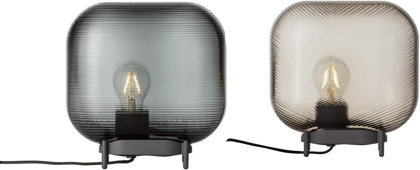 Iittala Virva Glass Table Lamp, Brown, 25 cm - Image 3
