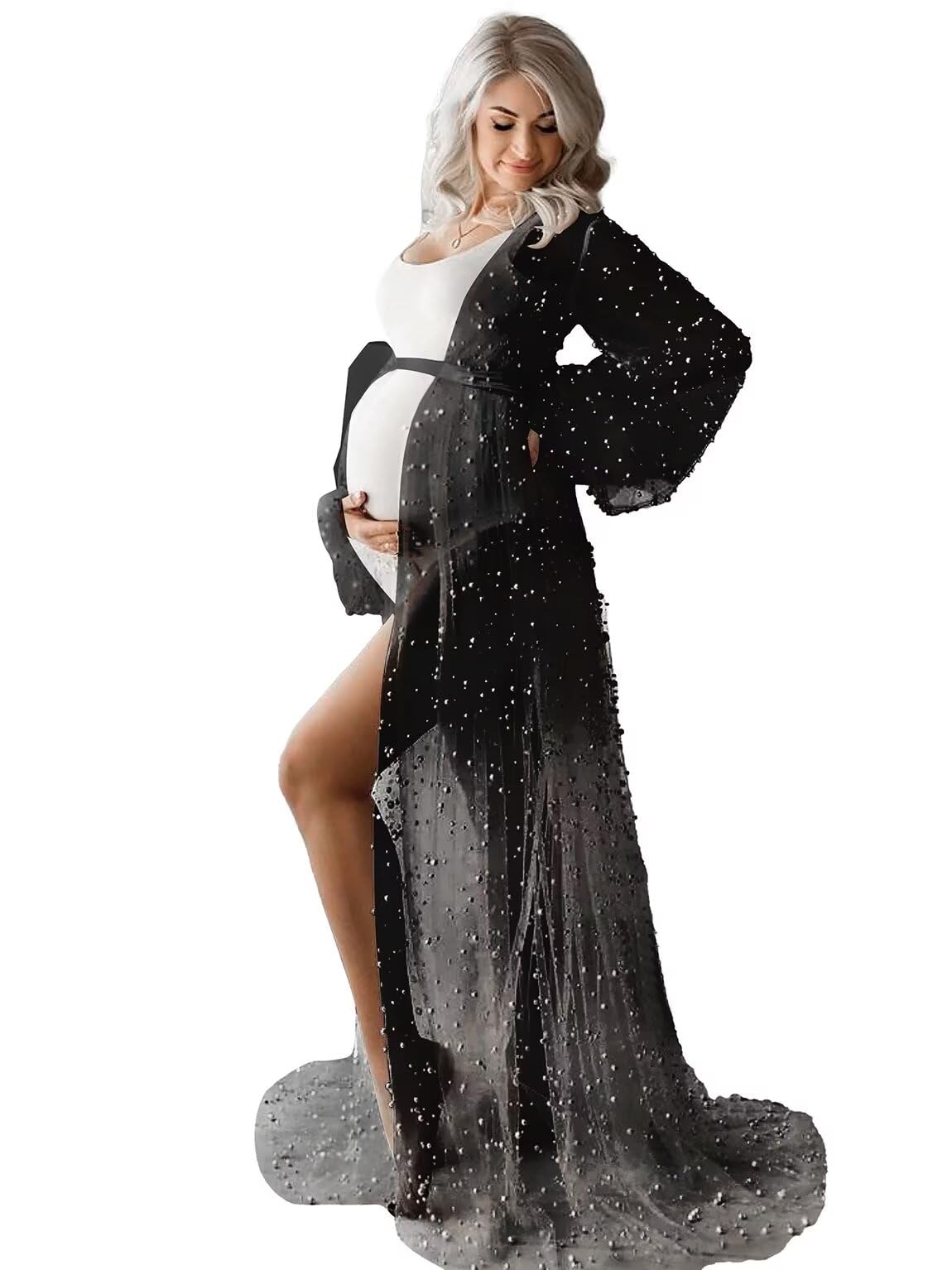 Tulle Maternity Dress for Photoshoot Long Puffy