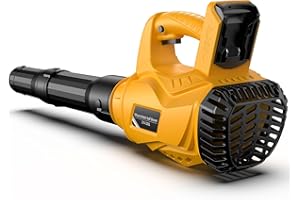 LEMOLIFYS Cordless Leaf Blower (Battery Not Included) Compatible with DeWALT 20V Max Battery, Max 600 CFM/150 MPH Brushless Motor, 6 Variable-Speed, Ergonomic Battery Powered Blowers for Lawn Care, Yard
