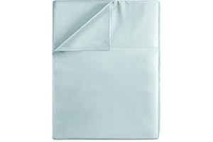 Good Sleep Bedding Queen Size Flat Sheet Only - Hotel Style 100% Egyptian Cotton Sheet, Soft & Breathable, Sateen Weave 800 Thread Count Queen Flat Sheet - Sage