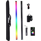Aputure Amaran T4C RGBWW LED Tube Light,40W 2500K-7500K AdjustableHandheld Light Wand Support APP and DMX Control (120cm)