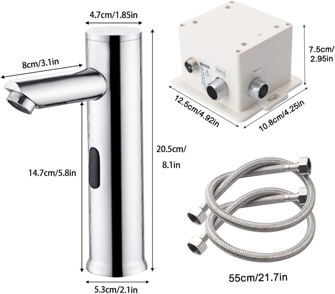 GIMIFY Infrared Automatic Sensor Faucet Only Cold Water Touchless