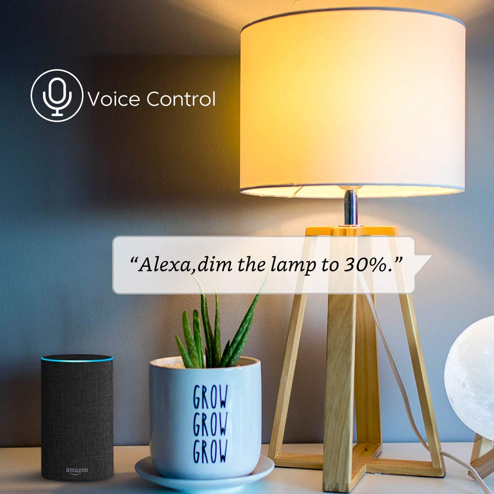 Linkind Smart Bulb, Zigbee LED Warm White A19 Bulb, 9W, Dimmable, hub Required, 2700K, Warm White, 60W Equivalent, Compatible with Alexa, Pack of 1