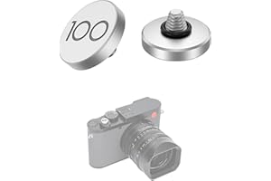 JJC Camera Shutter Button for Leica Q3 Q3 43 Q2 Q Q-P, Digital Cameras Soft Shutter Release Trigger, with 100 Engraved Patter