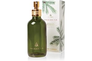 Thymes Frasier Fir Tree and Room Spray - Room Spray with Christmas Tree Scent - Air Fresheners for Home with Frasier Fir Fragrance and Siberian Fir Needles, Flameless Pine Scent - 3.75 Oz
