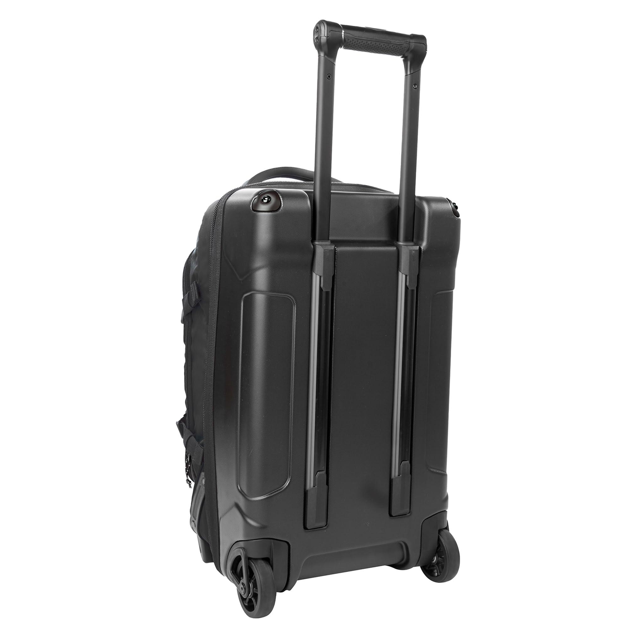 Eddie Bauer Expedition 22 Duffel Bag 2.0 - Lightweight Travel Luggage Made From Rugged Polycarbonate and Nylon, Black